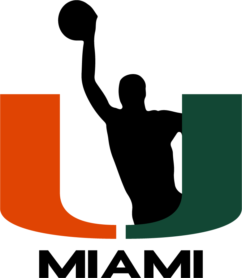 Miami Hurricanes 1973-1993 Secondary Logo v2 diy iron on heat transfer Miami Hurricanes 1973-1993 Secondary Logo v2 diy iron on heat transfer